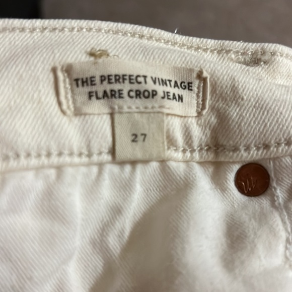 Madewell Perfect Vintage Flare Crop Jean in Vintage Canvas, sz 27 - Picture 3 of 5